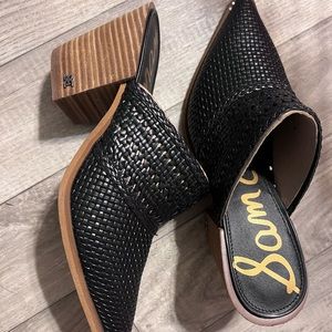 Sam Edelman woven mules sandal